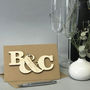 Personalised Entwined Letters Wedding/Engagement Card, thumbnail 6 of 12