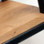 Orla Welded Steel Box Section And Premium Oak Shelves, thumbnail 6 of 10