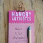 Hangry Antidotes Magnetic Shopping List Pad, thumbnail 1 of 2