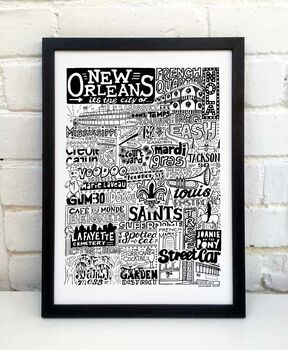 New Orleans Landmarks Print, 6 of 9