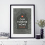 Home Sweet Home Personalised Map Print, thumbnail 1 of 12