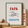 'Papa Perfecto' Perfect Father Fist Bump Print, thumbnail 2 of 2