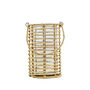 Tall Glass And Bamboo Candle Lantern, thumbnail 4 of 4