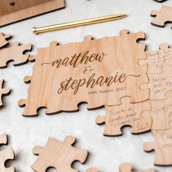 Wedding Puzzle Guest Book Alternative, 2 of 9