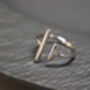 Open Ring T Shape Minimalist Style, thumbnail 2 of 4