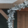 Pre Lit Outdoor Snowy Christmas Garland, thumbnail 5 of 8