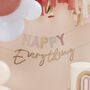 Pastel And Gold Happy Everything Party Bunting, thumbnail 1 of 3