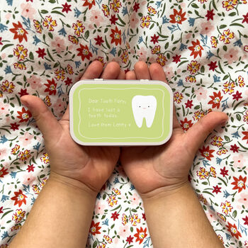 Child's Personalised Tooth Fairy Tin, 2 of 5