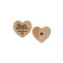 'Dad's Kitchen Seasoned With Love' Oak Heart Magnet, thumbnail 2 of 3