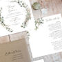 Willow Wreath Wedding Invitation, thumbnail 2 of 4