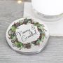 Wreath Scented Christmas Candle For Grandparents, thumbnail 3 of 8