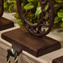 Set Of Three Joy Christmas Stocking Hangers, thumbnail 4 of 4