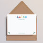 Pick Your Illustration Personalised Christmas Note Cards, thumbnail 2 of 4