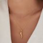 Gold Plated Sterling Silver Cornicello Necklace 14–22', thumbnail 6 of 6