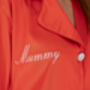 Personalised Women's Luxury Red Christmas Silky Satin Pyjamas, thumbnail 4 of 10
