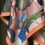 Luxe 100% Silk Scarves Various Sizes And Styles, thumbnail 7 of 12