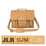 Personalised Cork Leather Messenger Bag, thumbnail 5 of 8