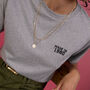 Personalised Made In Year Unisex T Shirt Embroidered, thumbnail 1 of 7