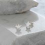 Star Studs Earrings Sterling Silver, thumbnail 2 of 7