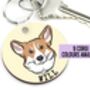 Personalised Corgi Keyring, thumbnail 1 of 3