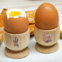 Personalised Bear Family Wooden Egg Cups, thumbnail 1 of 4