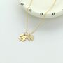 Personalised Lucky Clover Necklace, thumbnail 1 of 2