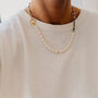 Tar 90s Style Pearl Bead Coloured Necklace Bracelet Set, thumbnail 3 of 6