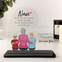 Personalised Mother’s Day For Nan Heart Plaque, thumbnail 1 of 6