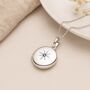 Personalised Sterling Silver September Birthstone Locket – Sapphire, thumbnail 5 of 8
