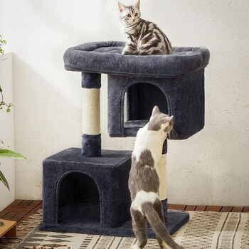 Cat Tree With Sisal Scratching Posts And Plush Condos, 3 of 10