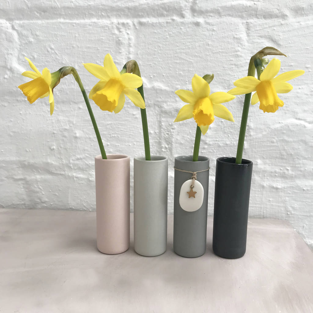 small handmade ceramic vase by pippi & me