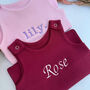 Personalised Baby Dungarees Romper | Personalised Gifts, thumbnail 1 of 10