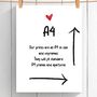 Brother Christmas Gift Personalised Xmas Poem Print, thumbnail 8 of 9