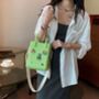 Croc Style Crossbody Bag, Bag Charms, Six Colours, thumbnail 5 of 12