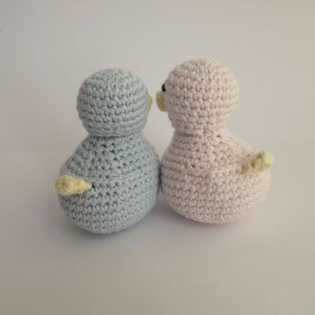 Hand Crochet Baby Duck Rattle, 5 of 5