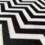 Black And White Soft Cushion Cover With Zig Zag Pattern, thumbnail 6 of 7