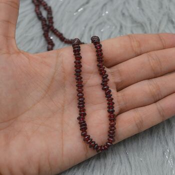 Red Garnet Beaded Necklace, 4 of 8