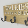 Personalised Walkie's With Pet Names Dog Lead Holder, thumbnail 5 of 10