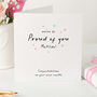 Personalised Exam Results Card We’re So Proud Of You Watercolour Stars, thumbnail 1 of 4