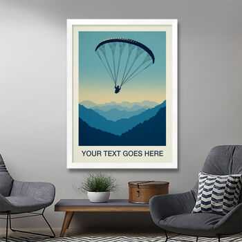 Personalised Paragliding Poster, 2 of 6