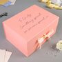 Personalised Luxury Extra Deep A4 Blush Pink Gift Box, thumbnail 1 of 6