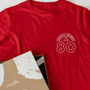 80th Birthday Milestone T Shirt, thumbnail 2 of 7