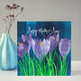 Happy Mother's Day Crocus Card, thumbnail 1 of 6