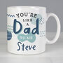 Personalised Like A Dad To Me Step Dad Mug, thumbnail 4 of 4