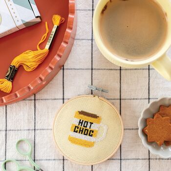 Hot Choc Cross Stitch Kit, 2 of 3