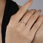 Sterling Silver Tiny Cross Ring, thumbnail 6 of 11