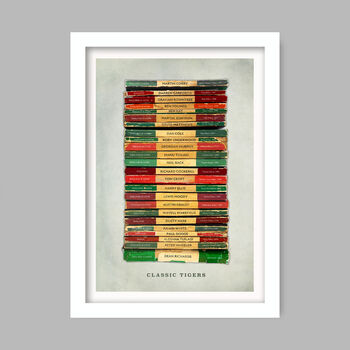 Classic Tigers Leicester Tigers Rugby Poster Print, 2 of 4