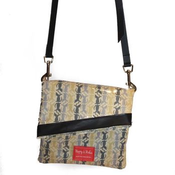 Oilcloth Dog Walking Bag In Rufus Fabric, 2 of 5