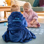 Personalised Children's Fleece Dressing Gown, thumbnail 3 of 9