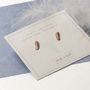 Feather Sterling Silver Stud Earrings, thumbnail 6 of 12